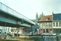 Pont de l'Arche nach oben gefahren Tournai